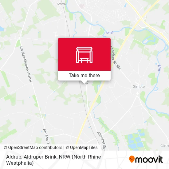 Aldrup, Aldruper Brink map