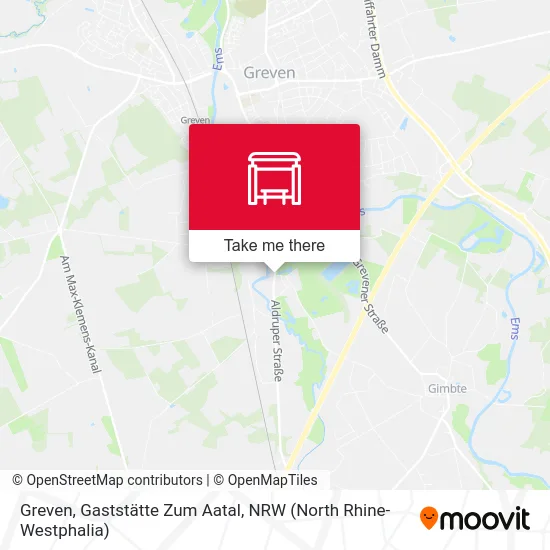 Карта Greven, Gaststätte Zum Aatal