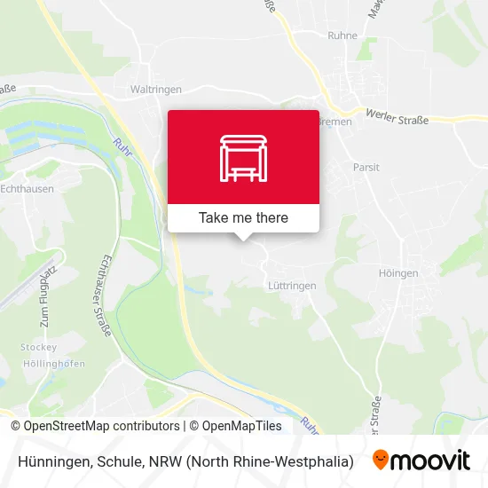 Hünningen, Schule map