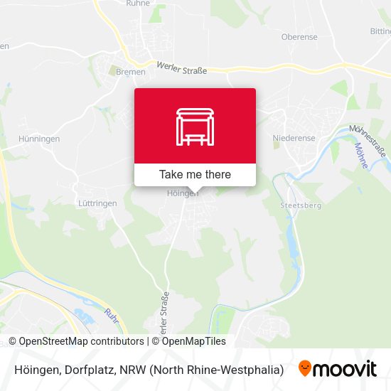 Höingen, Dorfplatz map