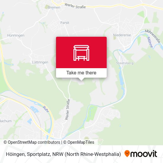 Höingen, Sportplatz map