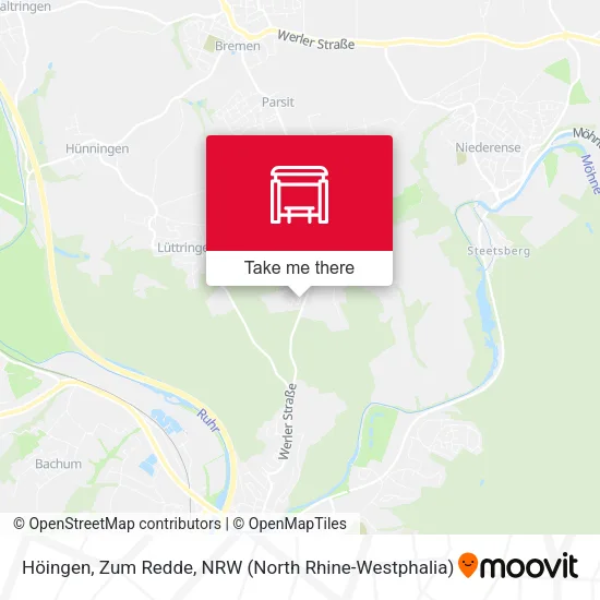 Карта Höingen, Zum Redde