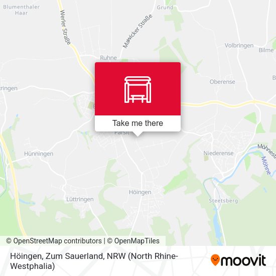 Höingen, Zum Sauerland map