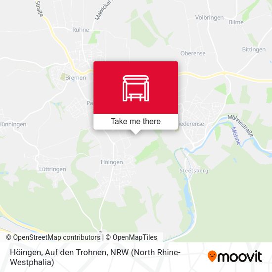 Höingen, Auf den Trohnen map