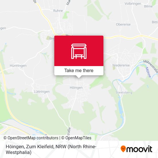 Höingen, Zum Kleifeld map