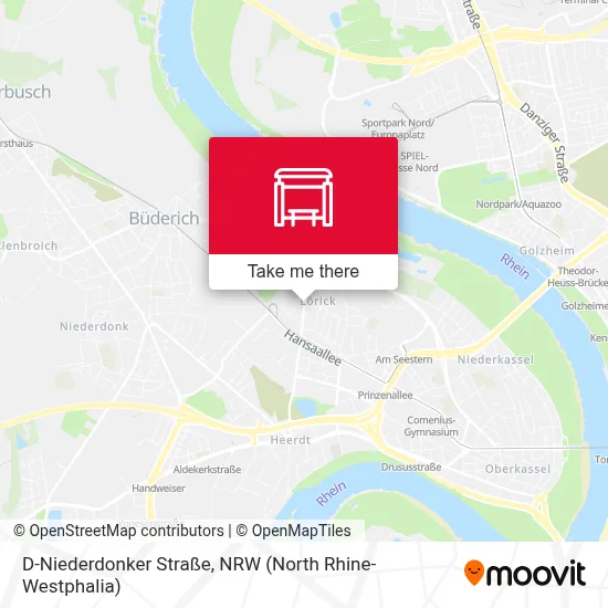 D-Niederdonker Straße map