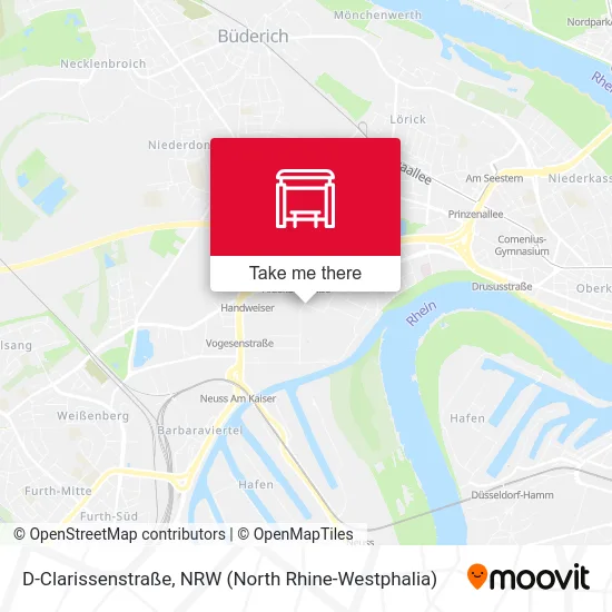 D-Clarissenstraße map
