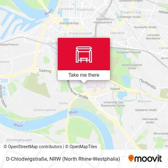 D-Chlodwigstraße map