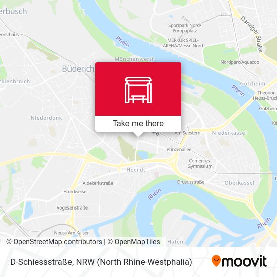 D-Schiessstraße map