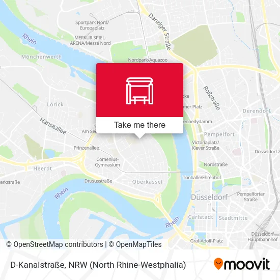D-Kanalstraße map