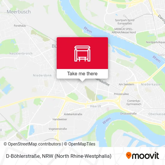 Карта D-Böhlerstraße