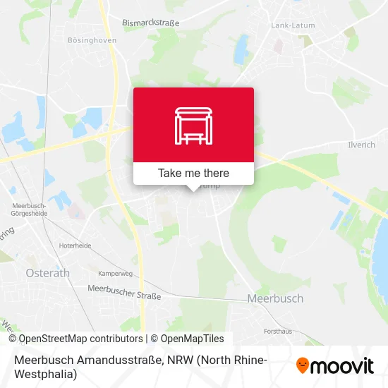 Meerbusch Amandusstraße map