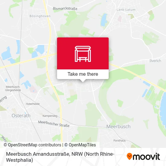 Meerbusch Amandusstraße map