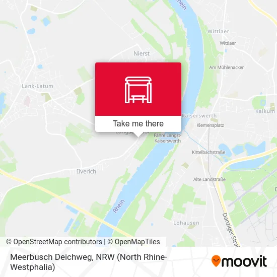 Meerbusch Deichweg map