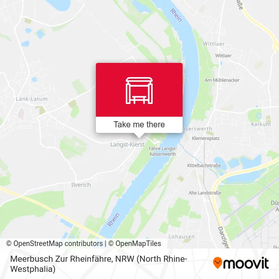 Карта Meerbusch Zur Rheinfähre