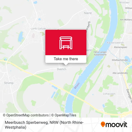 Meerbusch Sperberweg map