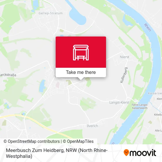 Карта Meerbusch Zum Heidberg
