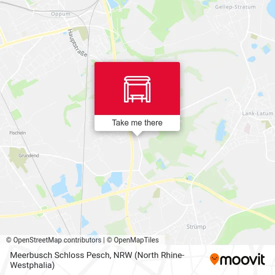Meerbusch Schloss Pesch map