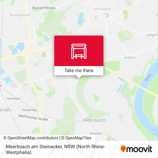Карта Meerbusch am Steinacker