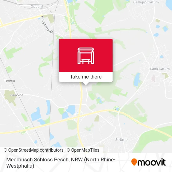 Meerbusch Schloss Pesch map