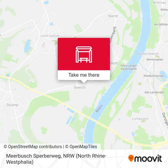 Meerbusch Sperberweg map