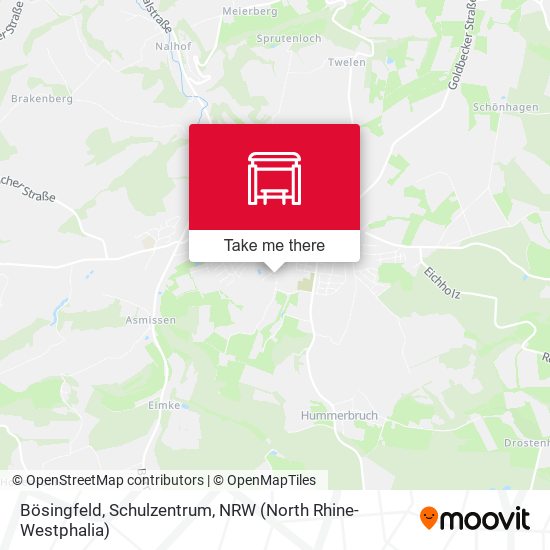 Bösingfeld, Schulzentrum map