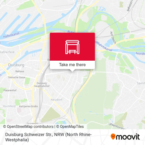 Duisburg Schweizer Str. map