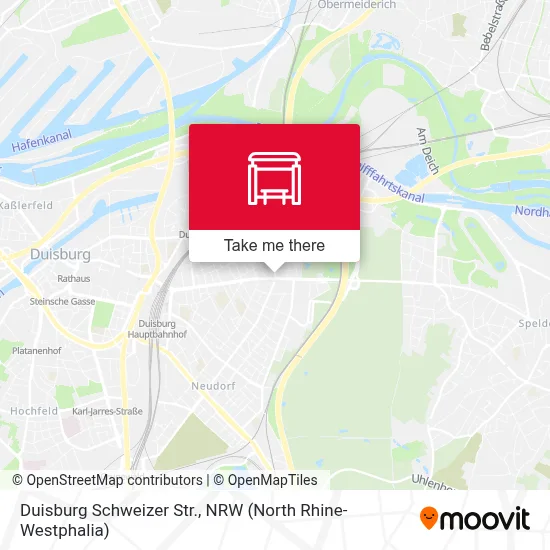Duisburg Schweizer Str. map