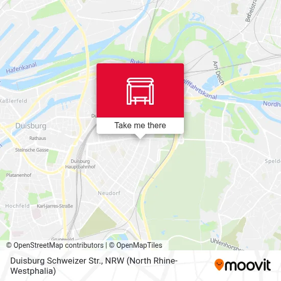Duisburg Schweizer Str. map