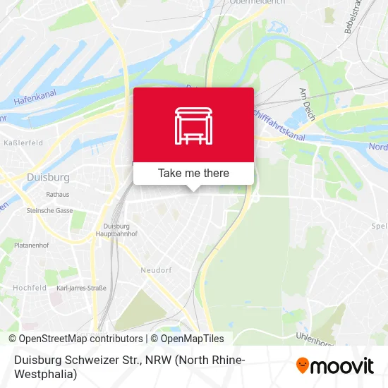 Duisburg Schweizer Str. map