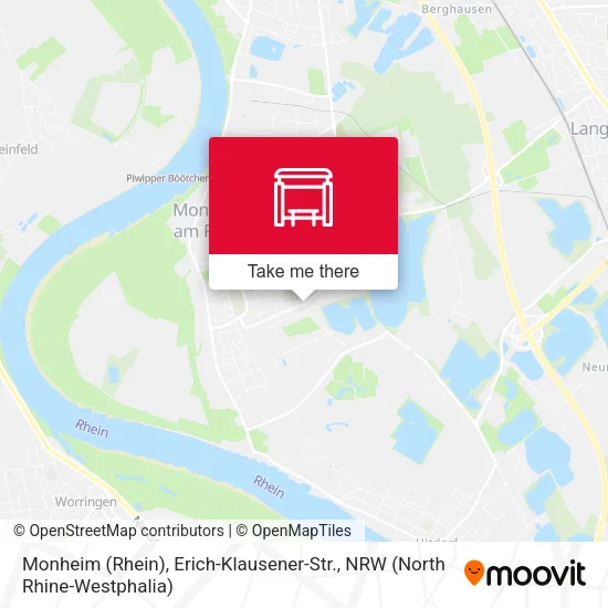 Карта Monheim (Rhein), Erich-Klausener-Str.