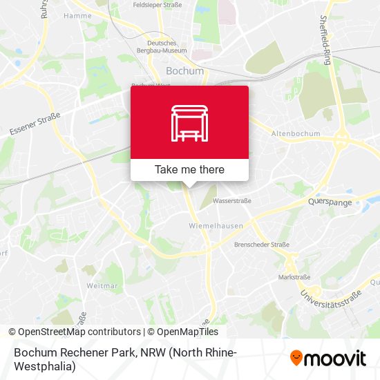Bochum Rechener Park map