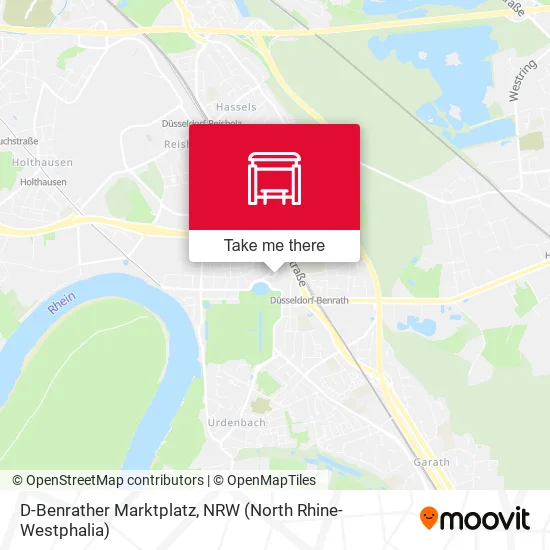 Карта D-Benrather Marktplatz