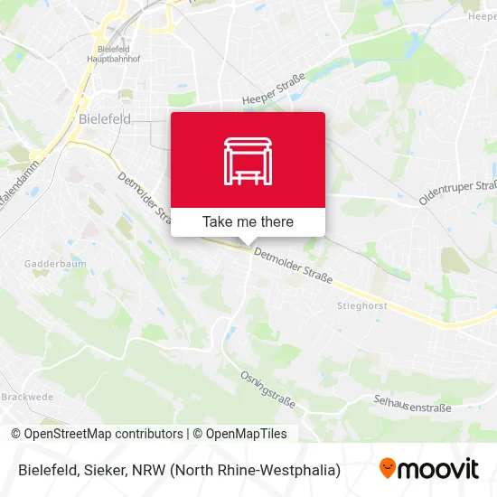 Bielefeld, Sieker map