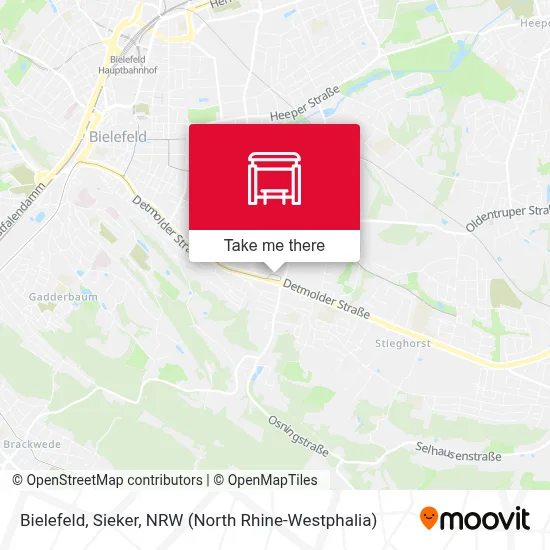 Bielefeld, Sieker map