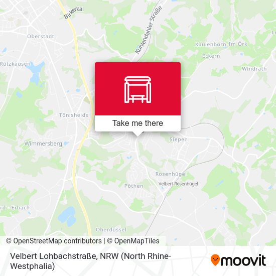 Карта Velbert Lohbachstraße