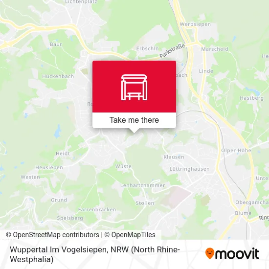 Карта Wuppertal Im Vogelsiepen