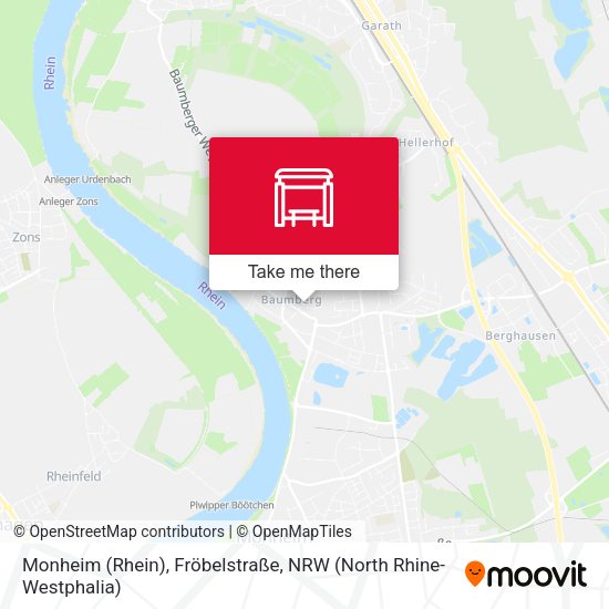 Карта Monheim (Rhein), Fröbelstraße