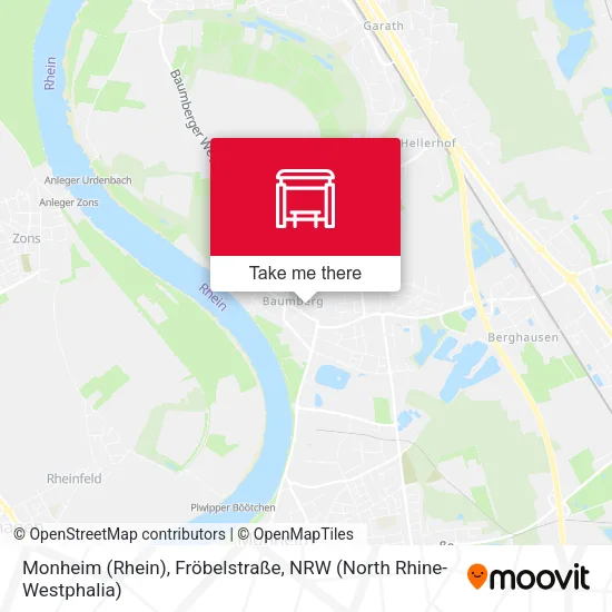 Карта Monheim (Rhein), Fröbelstraße