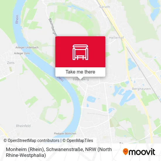 Карта Monheim (Rhein), Schwanenstraße