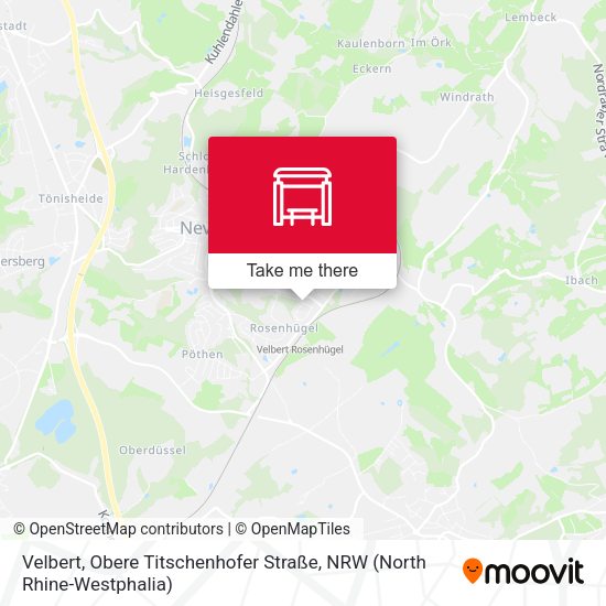 Карта Velbert, Obere Titschenhofer Straße