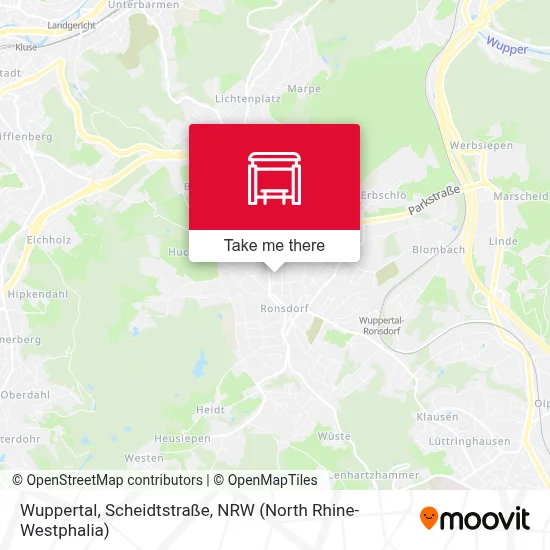 Wuppertal, Scheidtstraße map