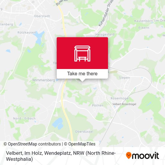 Карта Velbert, Im Holz, Wendeplatz