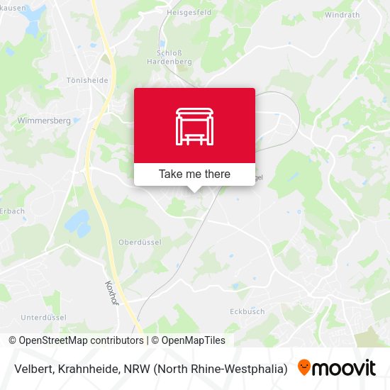 Карта Velbert, Krahnheide