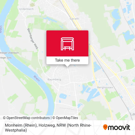 Карта Monheim (Rhein), Holzweg