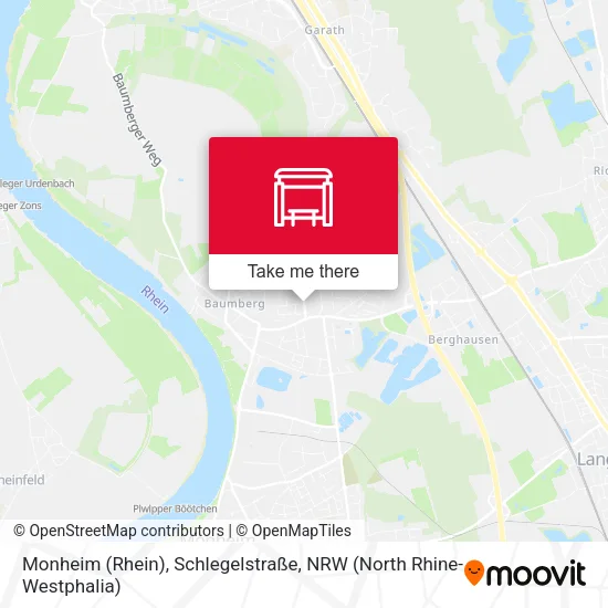 Карта Monheim (Rhein), Schlegelstraße