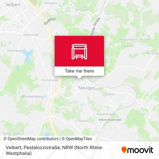 Velbert, Pestalozzistraße map