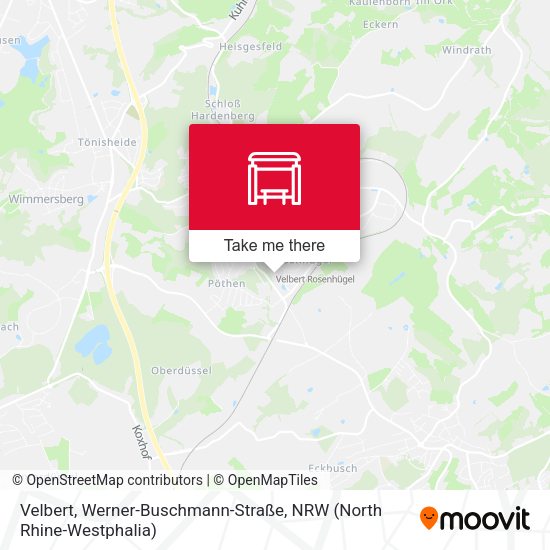 Карта Velbert, Werner-Buschmann-Straße