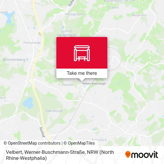Карта Velbert, Werner-Buschmann-Straße