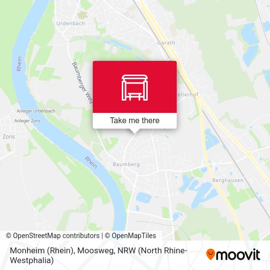 Карта Monheim (Rhein), Moosweg